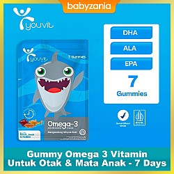 Gummy Omega 3 Vitamin Untuk Otak &...